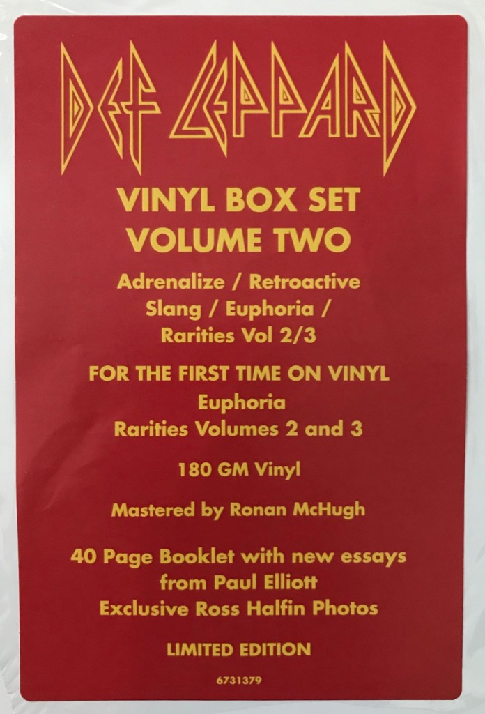 Def Leppard – The Collection, Volume Two – Album Review – 2 Loud 2 Old ...