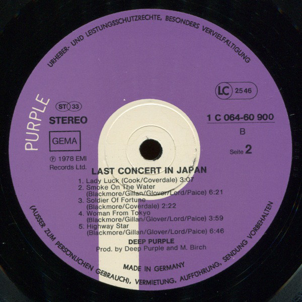 【カナダ盤初期ベストLP】DEEP PURPLE/Early Purple カナダ盤初期ベストLP】DEEP PURPLE/Early Purple - メルカリ