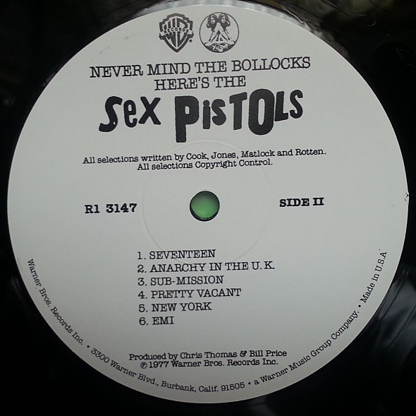 You Picked It! – The Sex Pistols – 'Never Mind the Bollocks