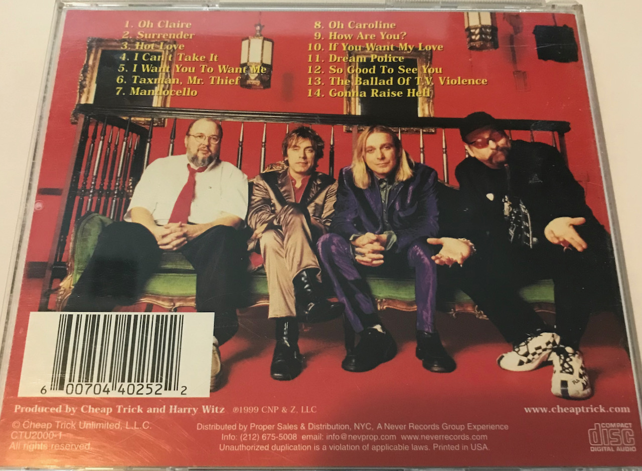 Cheap Trick Music for Hangovers Tシャツ L 【公式通販】