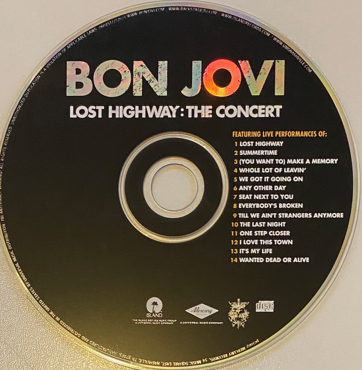 lost highway bon jovi album