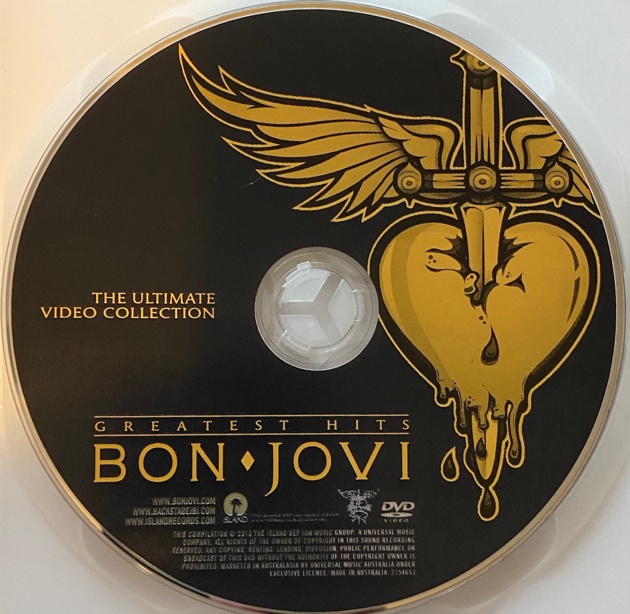 DVD ボン・ジョヴィ グレイテスト・ヒッツ-アルティメット・ビデオ