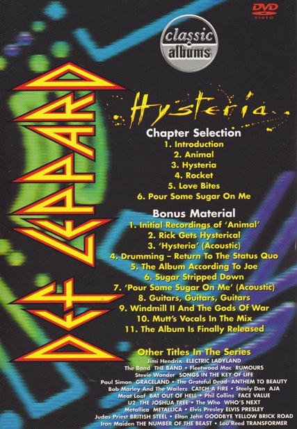 Def Leppard – 'Classic Albums: Hysteria' (2002) – DVD Review (The