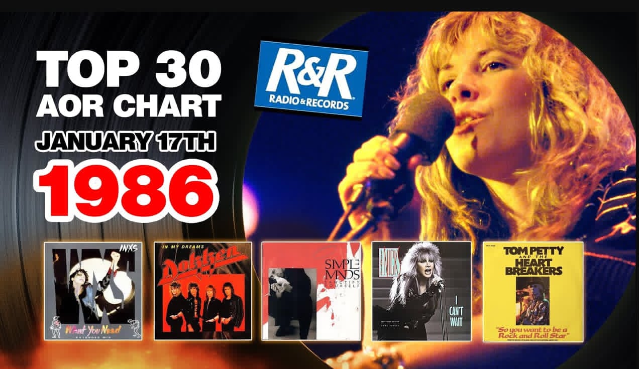 Tim’s Vinyl Confessions: Ep. 763 – Radio & Records Top 30 AOR Chart Jan 17/86